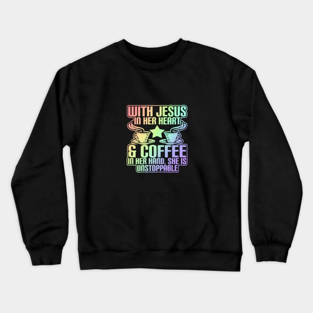 Coffee Mate Gift Crewneck Sweatshirt by Doris4all